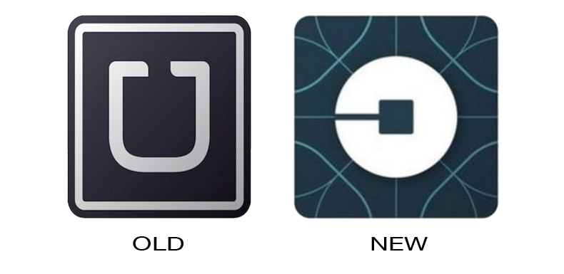 Uber, ancien et nouveau logo