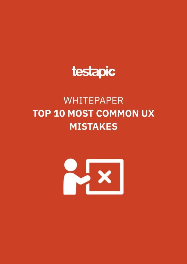 Top 10 most common UX mistakes